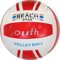 Мяч волейбольный (красный), PVC 2.5, 250 гр, машинная сшивка E33541-3