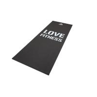 Тренировочный коврик (мат) для фитнеса тонкий Love (черный) Reebok RAMT-11024BKL