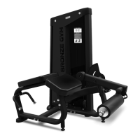 Сгибание ног лежа BRONZE GYM NEO 01